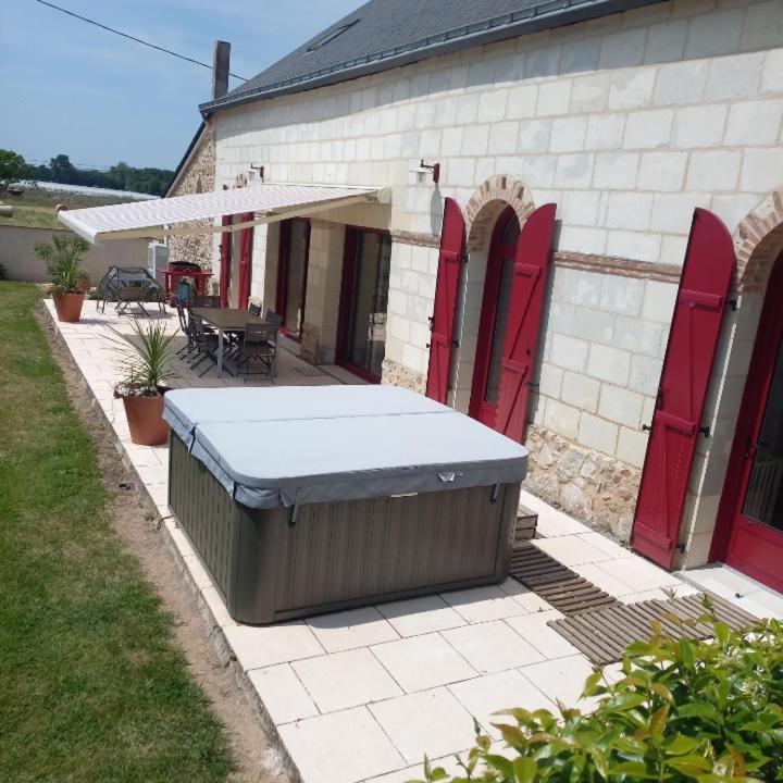 Jolie Maison De Campagne En Pierre De Tuffeau Longué Εξωτερικό φωτογραφία