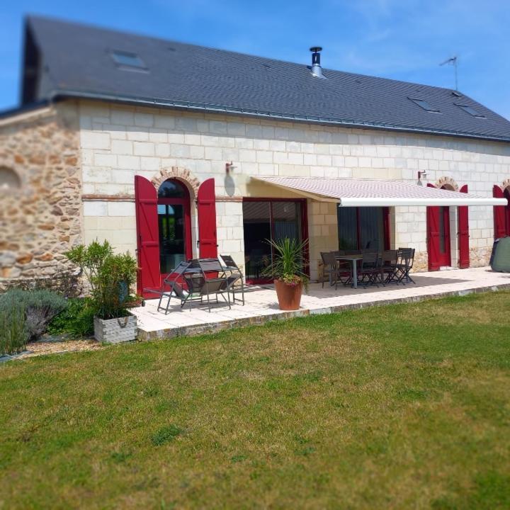 Jolie Maison De Campagne En Pierre De Tuffeau Longué Εξωτερικό φωτογραφία